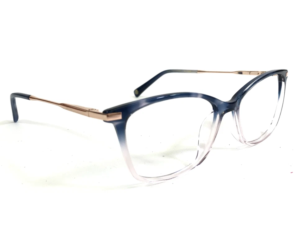 Armações de óculos Ted Baker TFW011 AZUL rosa olho de gato aro completo 51-15-125 - Imagem 3 de 4