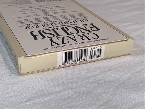 Crazy English Richard Lederer Cassette Tape Comedy Simon Schuster Audioworks NOS - Picture 8 of 12