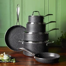 Henckels Made in Italy, Granitium Notte 10-piece Nonstick Cookware Set