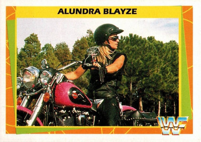 1995 WWF Merlin - Alundra Blayze #116 - hasbro ljn titan sports wcw