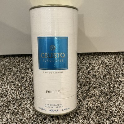 RiiFFS Celesto Turquoise Eau de Parfum Spray 3.4 fl oz Citronellol Limonene