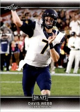 2017 Leaf Draft #22 Davis Webb - FB