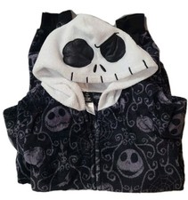 Nightmare Before Christmas Jack Skellington One Piece Pajamas Women Small