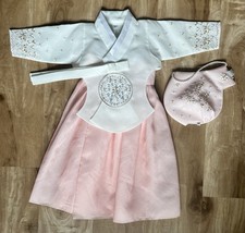 Korean Traditional First Birthday Hanbok for 1 Yr Baby Girl