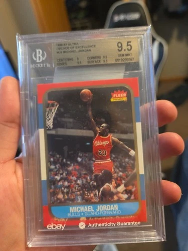 1996-97 Fleer Ultra Decade of Excellence #U4 Michael Jordan BGS 9.5 GEM MINT