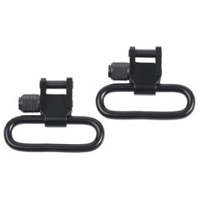 1.25 Inch Tri-Lock Sling Swivels All Metal Four Choices Black