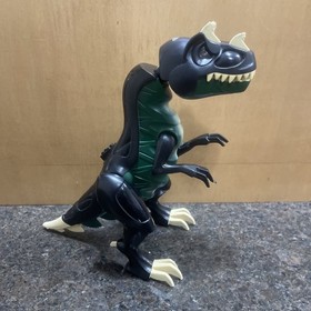 LEGO Dino Attack 2010 T-Rex Transport 7477 7476 Black & Green Eyes Light Up Red