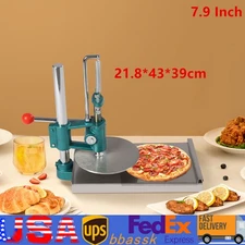 7.9"Pizza Dough Press Machine Stainless Steel Pizza Press Maker Hand Press Tool