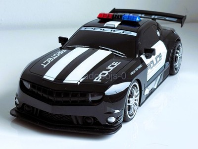 Polizei Camaro 1:12 RC Ferngesteuert 2xAkku 7,4V! Bis 10KMH Drift Licht SUPER 