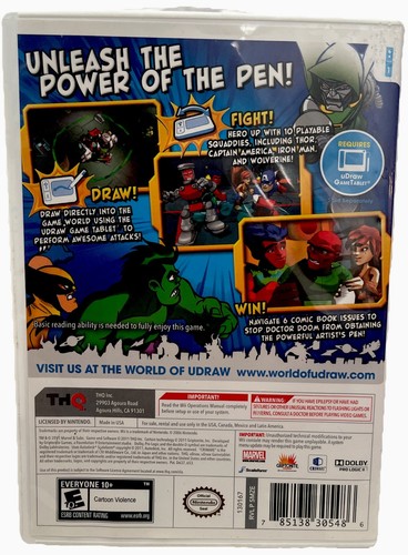 Marvel Superhero Squad Comic Combat (Nintendo Wii, 2011) CIB - Picture 2 of 5