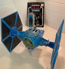 Vintage Star Wars 1983 Battle Damaged Tie Fighter w/figure working sound & light