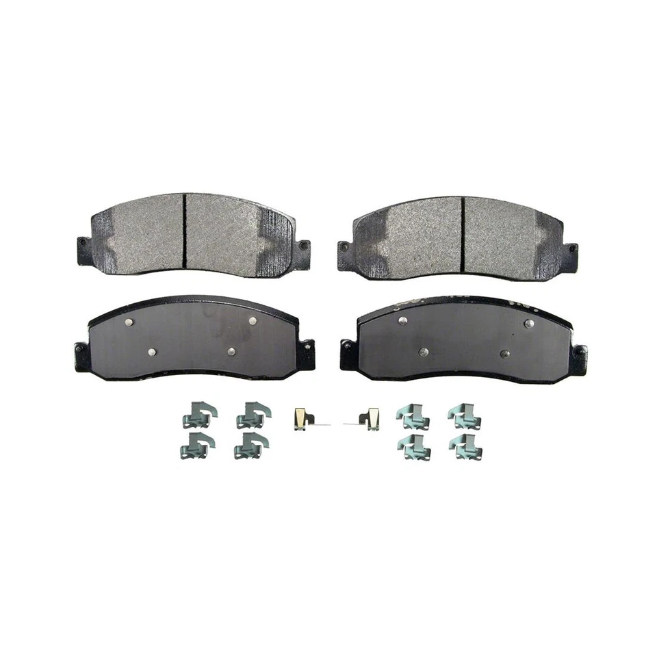 Комплект передних задних дисковых тормозных колодок подходит для Ford F-250 Super Duty 2008-2010 годов выпуска - Изображение 3 из 4