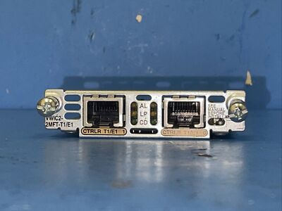 VWIC2-2MFT-T1-E1 CISCO DUAL PORT T1/E1 2ND GEN MULTIFLEX TRUNK VOICE WAM INTERFA