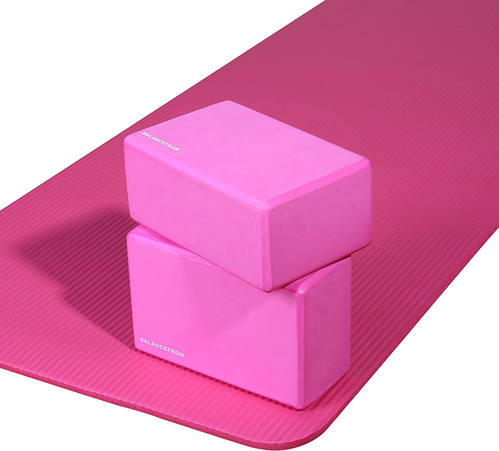 Extra thick 1/2-inch high-density anti-tear yoga mat for exercise