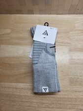 Nike ACG Outdoor Cushioned Crew Socks DV5465-100 Size Small 4-6 Womens 3Y-5Y