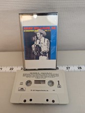Hank Williams Sr 24 greatest hits vol 2 cassette Classic Country Western Tested