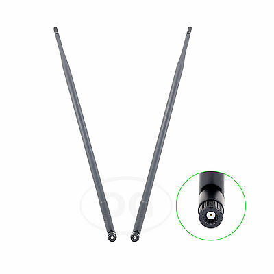 2 9dBi RP-SMA Antennas for ZyXEL N Access Point WAP3205 USA