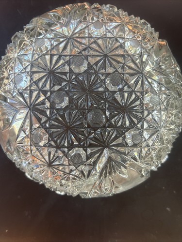 McKee INNOVATION 410 EAPG/Brilliant Cut Glass Bowl c.1920' - Picture 4 of 7