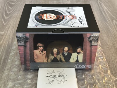 The Doors w/ 3 3  Records and LIMITED EDITION Crosley Mini Turntable RSD 2023