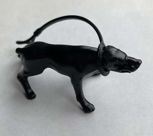 GI Joe ARAH 1984 Mutt Junkyard perro negro con correa accesorio animal - bonito CDT. - Imagen 3 de 5
