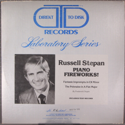 Russell Stepan Piano Fireworks 2 LP Test Record Direkt to Disc #1115/1750