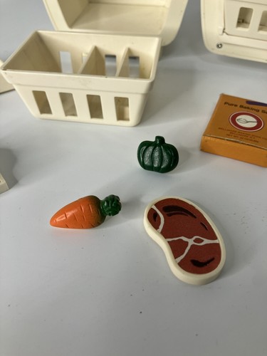 Vintage Beetland Li'l Mini Fridge Desk Office Supply Kit 1987 Korea - Picture 9 of 12