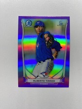 2014 Bowman Chrome Prospect Purple Refractor /150 Alberto Tirado BCP8 Blue Jays