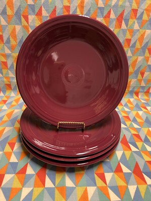 NEW SET FIESTAWARE CLARET BURGUNDY DINNER