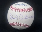 Dick Williams Single Signed Hall of Fame Baseball OMLB