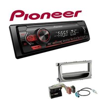 Pioneer 1-DIN Autoradio USB AUX Android Set FüR Ford Mondeo IV 2007-2014 Silber