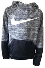 NIKE Big Kids Boy's Sportswear Pull Over Therma Hoodie CD7359 011 - Sz S.
