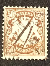 German States Bavaria SC #45 Used 1878