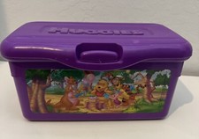 VTG Disney Huggies Baby Wipes Empty Container Purple Winnie the Pooh Birthday
