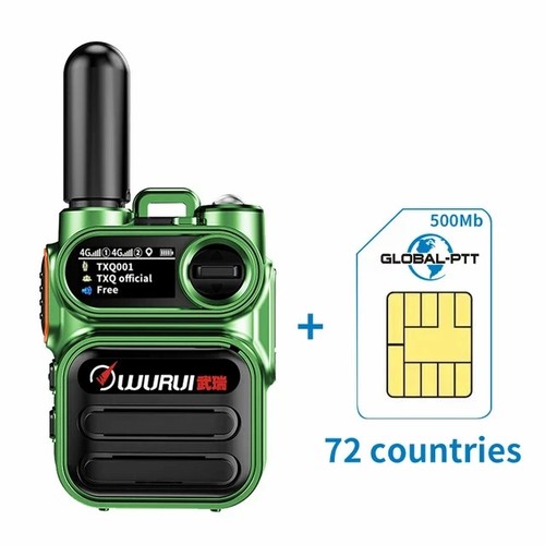 Walkie Talkie Global Available POC 4G Mini Two-way Radio Long Range Communicator - Zdjęcie 30 z 33