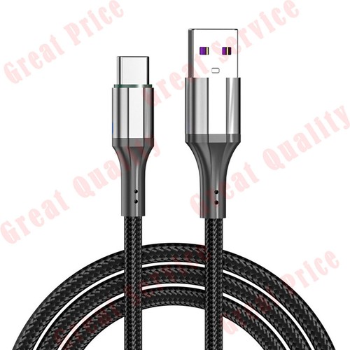 USB Type C Devices Charging and Data Transmission Cable Nylon Braided Line 3-6ft - Picture 14 of 15