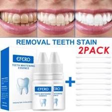 2x Professional Teeth Whitening Essence Serum Gel Plaque Removal Teeth Whitening