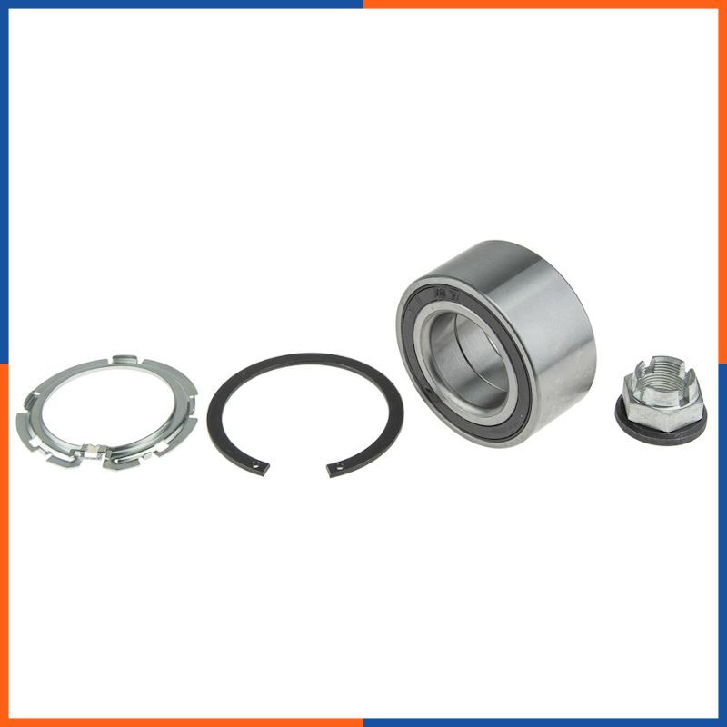 Roulement roue avant Renault kit moyeu 16-146500019 acier chrome 050539B