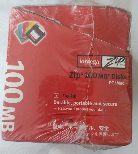 Iomega Zip PC/Mac 100MB Disks - 10 Pcs in Box - Sealed - 第 4/9 張圖片