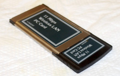 11mbps wireless lan pc card PCMCIA Adapter, model: T60H625 - 第 1/1 張圖片