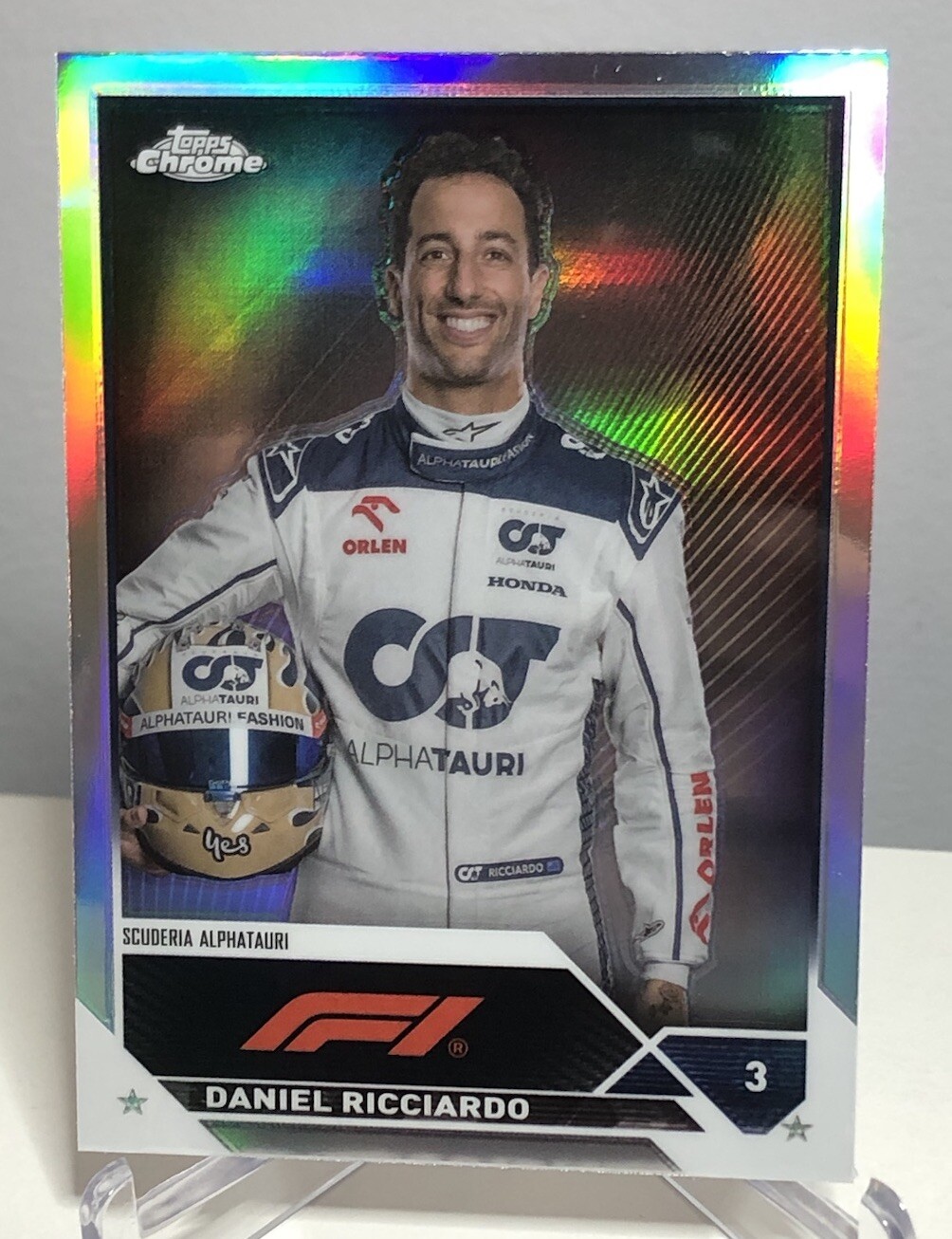 2023 Topps Chrome Formula 1 Daniel Ricciardo Refractor #69