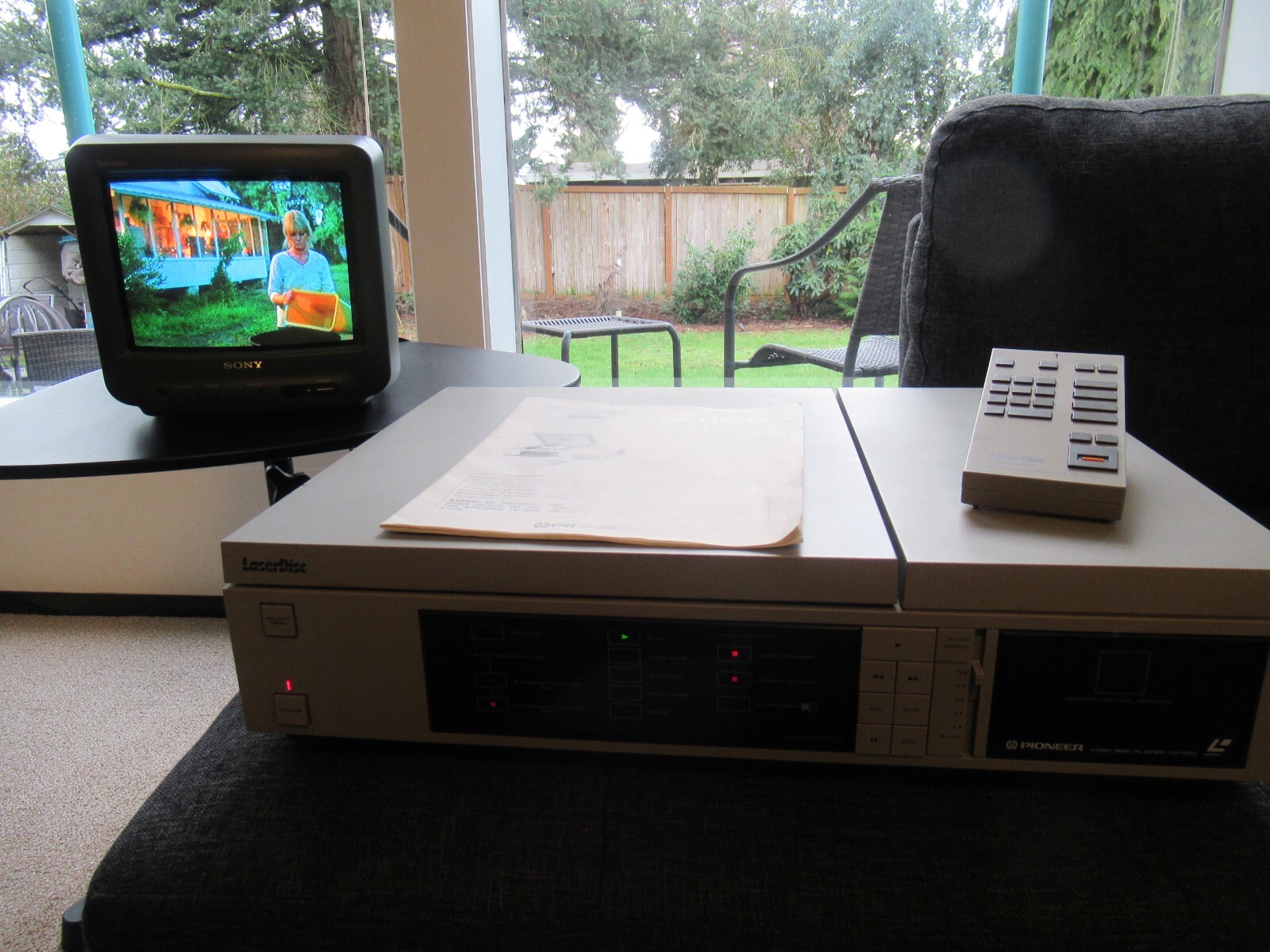 Fully Working Tested PIONEER LD1100 LaserDisc Player 1981 Japan Remote