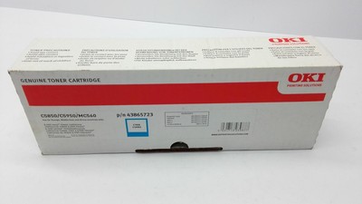 Okidata 43865723 Tonerkartusche Cyan 6.000 Seiten für Okidata C5850/C5950