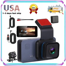 Dash Cam Front Rear Full HD Dash Camera for Cars APP Control Night Vision