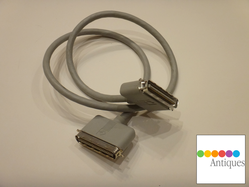 Apple SCSI System 3' Peripheral Cable 50-pin to 50-pin Mac Macintosh 590-0306-A - 第 1/3 張圖片