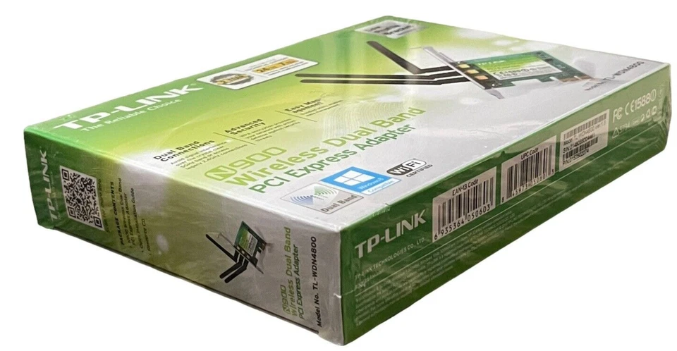TP-LINK TL-WDN4800 N900 Wireless Dual Band PCI Express Adapter NEW SEALED 2013 - Image 4 of 4