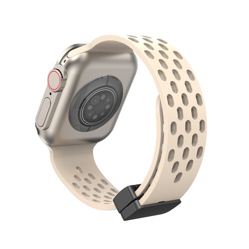 Correa deportiva de silicona magnética 41/42/44/45/46/49 mm para Apple Watch 10 9 8 7 6 5 SE - Imagen 12 de 25