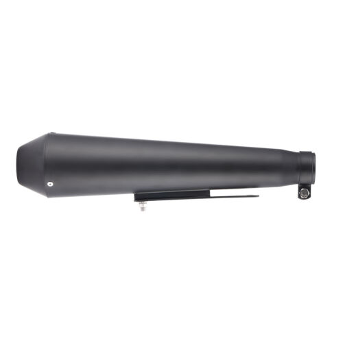 Universal Motorcycle Exhaust Megaphone Removable Silencers for Cafe Racer Black. - Picture 6 of 12