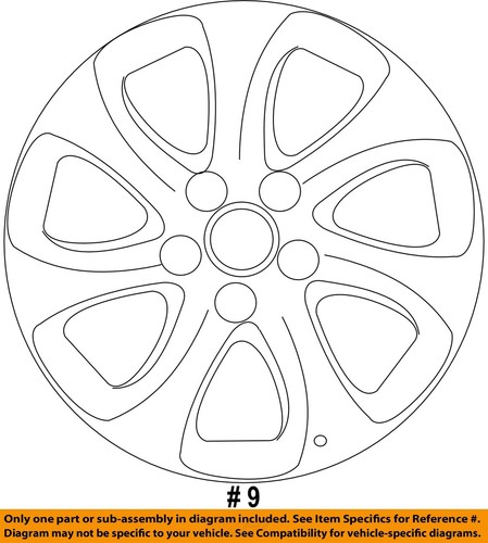 MAZDA OEM 10-13 3 Wheels-Wheel Cover BBM237170 - Picture 2 of 2