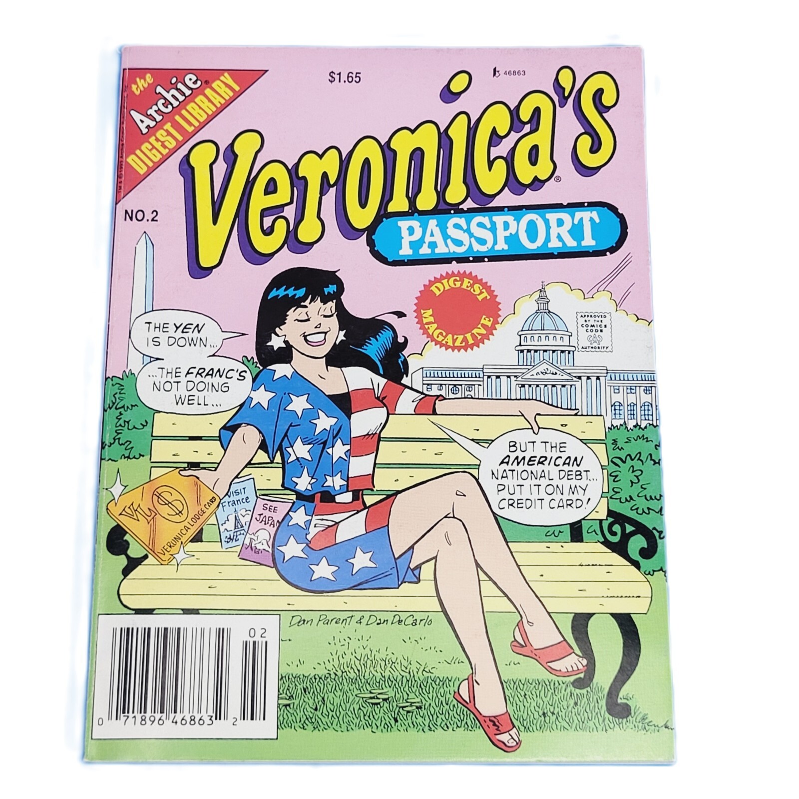 Veronica's Passport: Digest Library #2 - 1993 ARCHIE COMICS Magazine