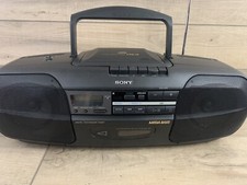 Sony CFD-19 Cd Radio And Cassette Boom Box Partially Works - Read Description 